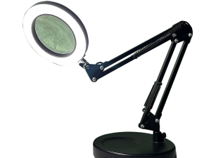 10X Magnifying Glass Desk Light Magnifier LED Lamp Reading Lamp With Base