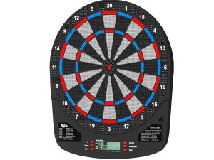 13.5" Dartboard Dart Board with Soft Tip Darts Electronic Scorer 32 Games