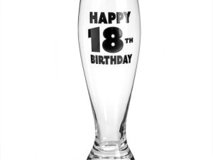 18th Birthday Pilsner Glass