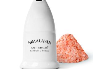 1x Himalayan Pink Salt Inhaler Pipe + 125g Free Coarse Salt - Pure Cyrstal Rock