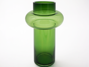 Bamboo Glass Vase - Green L