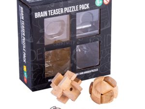 Brain Storm Mini Brain Teaser Puzzle 4 Pack