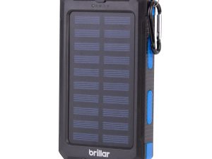 Brillar Ultra Power 3 In 1 4000mAh Solar Powerbank