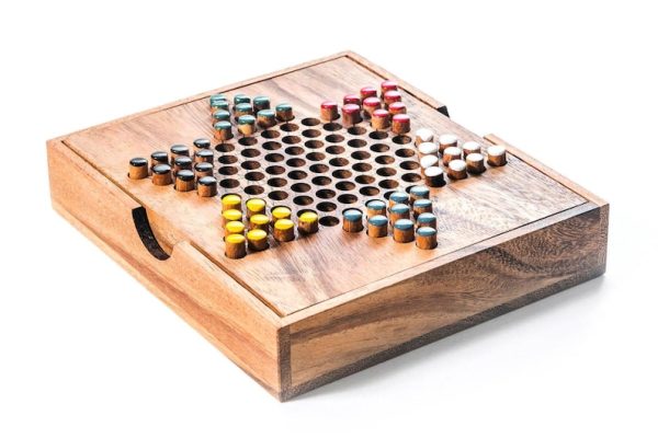 Chinese Checkers - wooden board game