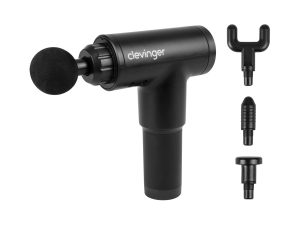 Clevinger Impact Therapy Massage Gun includes 4 Heads