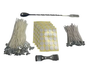 DIY Candle Making Accessories - Metal Stirrer Wicks Stickers Wax Core