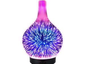 Devanti Ultrasonic Aroma Aromatherapy Diffuser 3D Light Oil Firework Humidifier