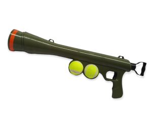 Dog Tennis Ball Launcher Gun - Pet Puppy Outdoors Exercise Fun Play