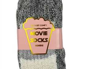 Grey And White Top - Movie Socks