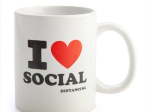 I Heart Social Distancing Coffee Mug