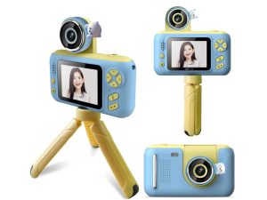 Kids HD Digital Camera Blue - Children's Selfie Photo Video 2.4 Inch Screen