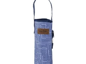 Lazy Dayz Insulated Wine Bottle Tote - Makena