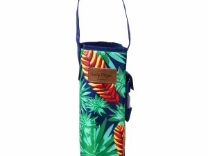 Lazy Dayz Insulated Wine Bottle Tote - Mossman