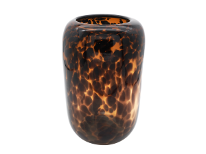 Leopard Glass Vase