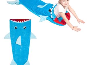 Mermaid Tail Shark Soft Blanket Throw