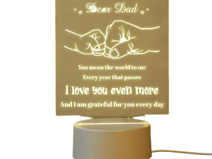 NNEOBA Dad Night Lamp - Perfect Gift for Father's Day