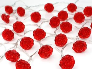 Red Rose battery string fairy light - party night light wedding decoration