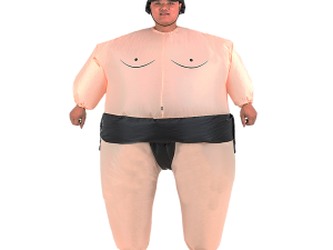 SUMO Fancy Dress Inflatable Suit -Fan Operated Costume