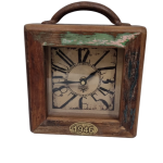 Small Recycle Square Table Clock