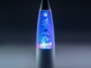 Space Shake & Shine Glitter Lamp