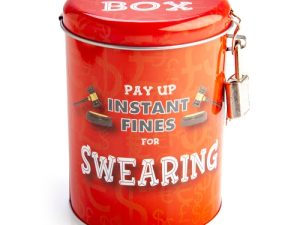 Swearing Fines Money Tin