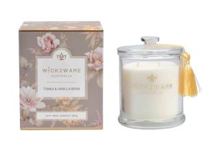 Wick2Ware Australia Scented Candle Tonka & Vanilla Bloom 380g/14.1 OZ