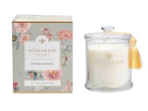 Wick2Ware Australia Scented Candle Vintage Gardenia 380g/14.1 OZ